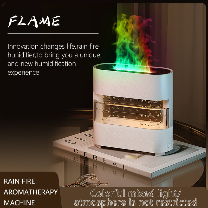 2024 Nuovi prodotti Nuovi nuvole piovane Umidificatore Acqua Drip Acqua Novedades 2024 Diffusore piovano Flame Fire Flame Diffusore Aroma Diffusore