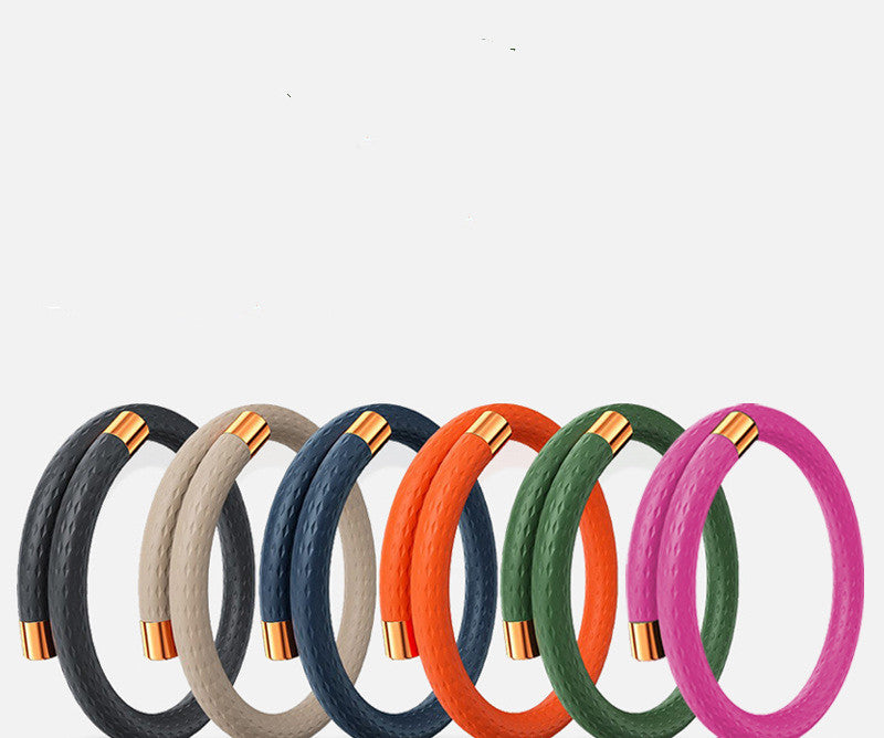 Six-color Outdoor Silicone Anti-static Bracelet
