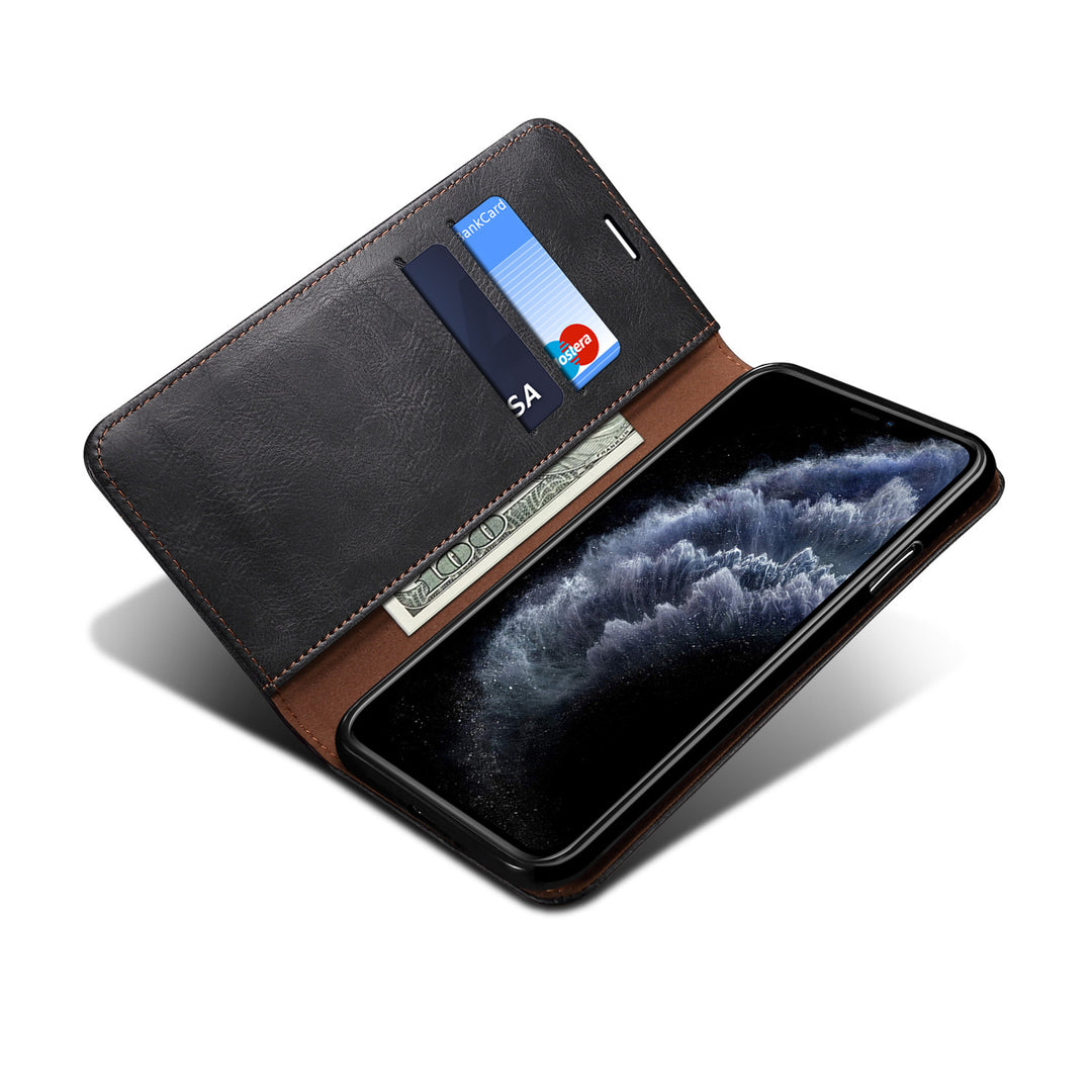 Compatible con Apple , Cubierta protectora tipo Flip de Teléfono para Apple Funda de 11 cartas