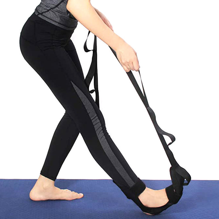 Târgie pentru picioare și picioare de fitness pentru scutirea fasciitei plantare pentru bărbați și femei cu călcâiul picioarelor quads hamstrings vițel cu curea de targă de vițel