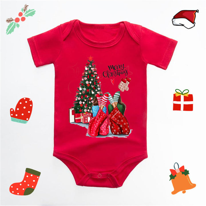 Бебешки ромска комбинезия червен пръд дрехи