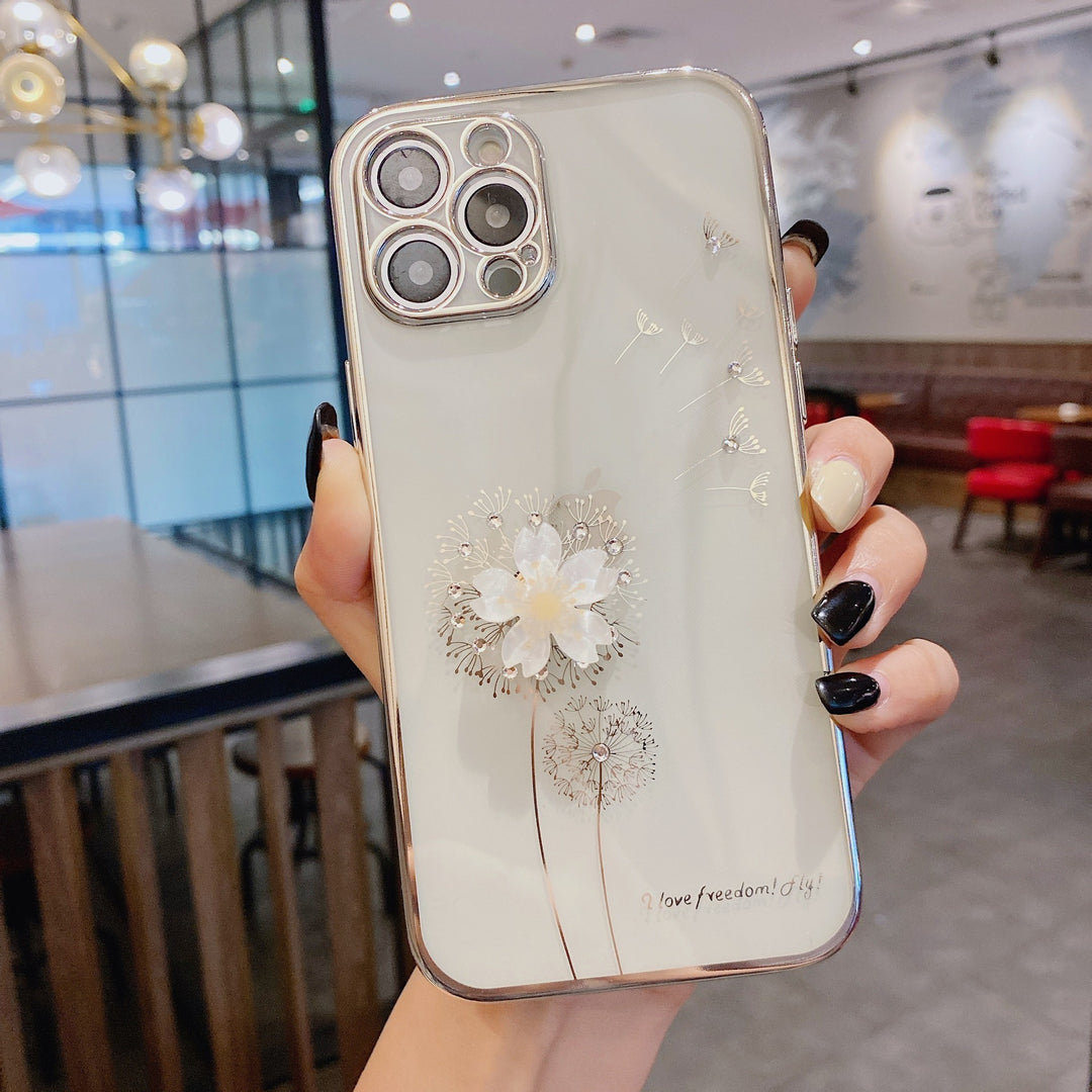 Роскошный 3D милый цветочный держатель спиновой подставки для телефона