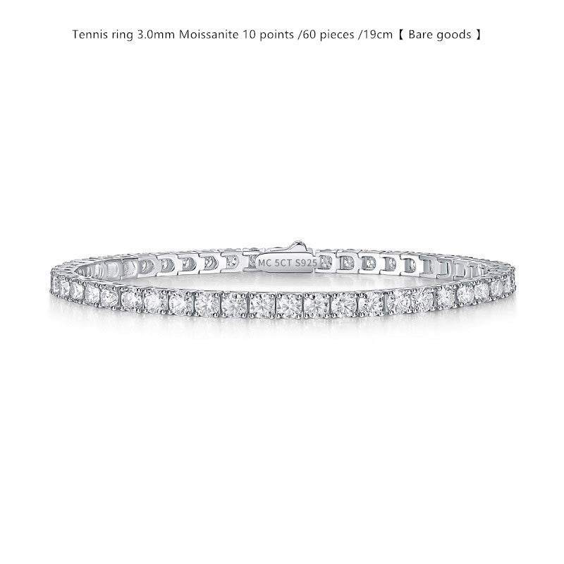 Sterling Silver D Color Moissanite Tennis Bracelet voor vrouwen