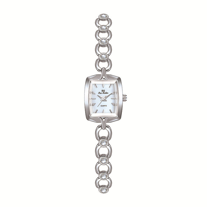 Bracelet en diamant de montre en quartz de la mode