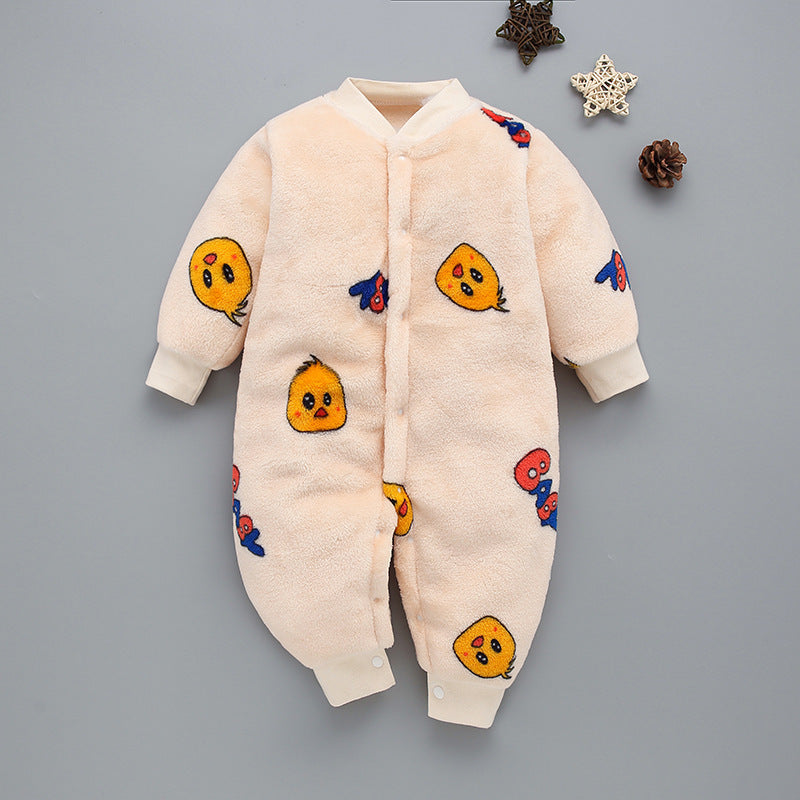 Sonbahar kış kalınlaşmış bebek kıyafetleri