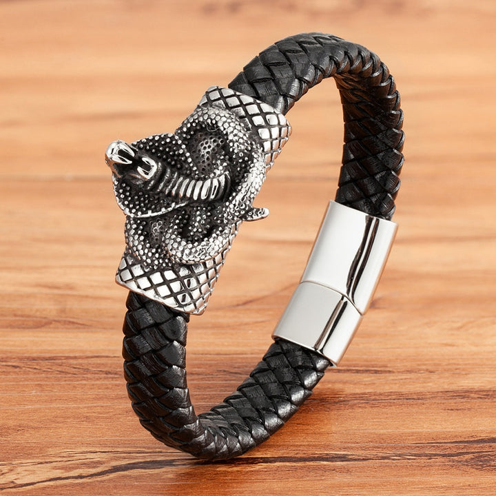 Personalized Animal Men's Simple Magnetic Buckle Bracelet