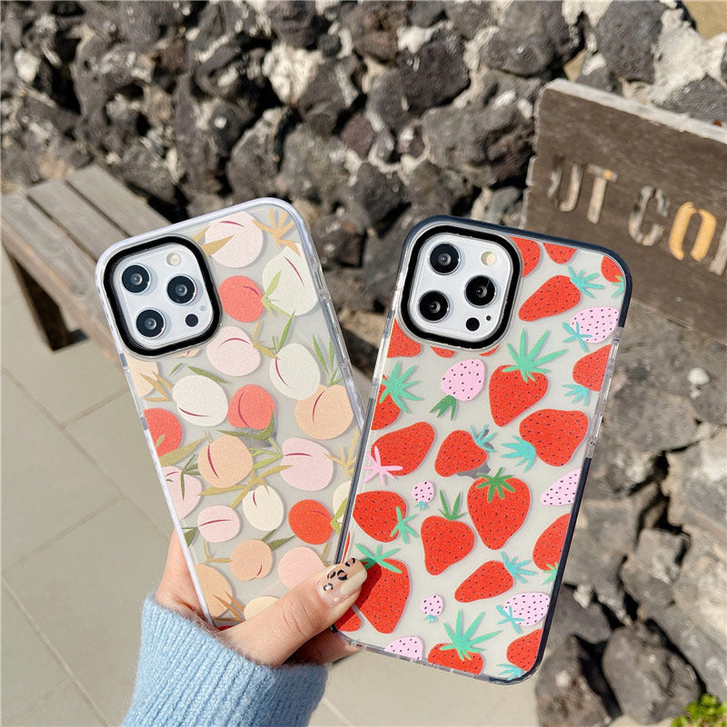 Strawberry Flower Fashion Personlighet Telefonfodral