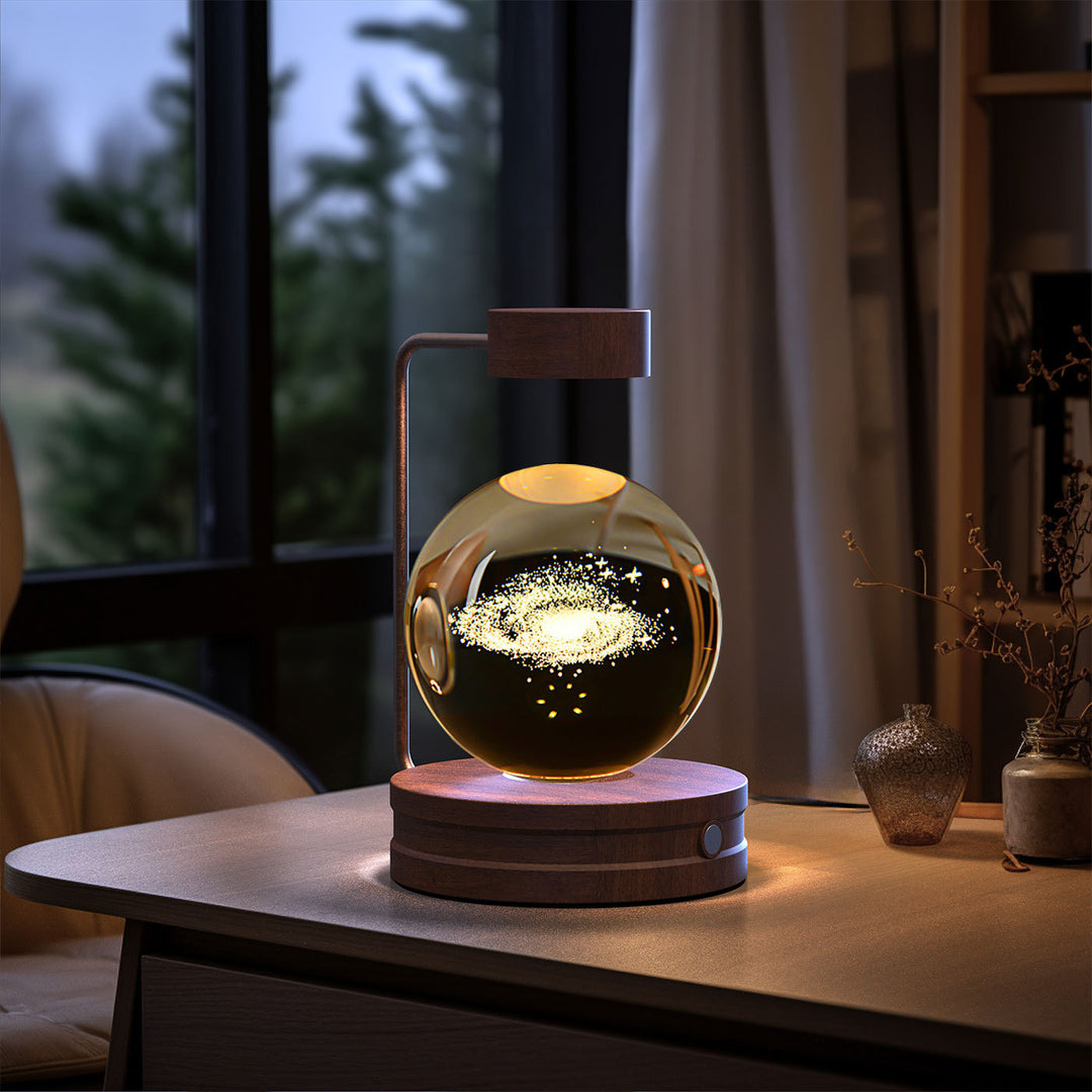 Crystal Ball Cosmic Dinosaur Indoor Night Light Usb Power Warm Bedside Light Birthday Gift Night lampe