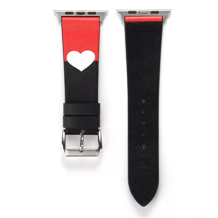 Simple Leather Love Watch Strap
