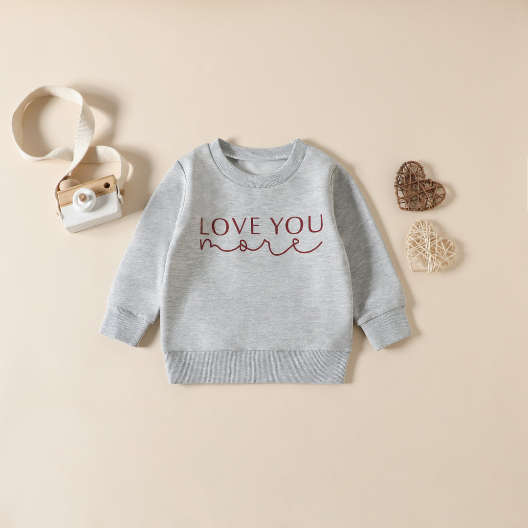 Kinderkleding Spring Boys 'Top Letter Sweater Baby Romper