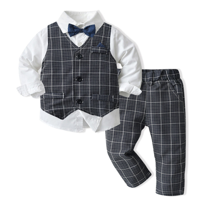 Boys Automn Clothing Children's Suit en trois pièces