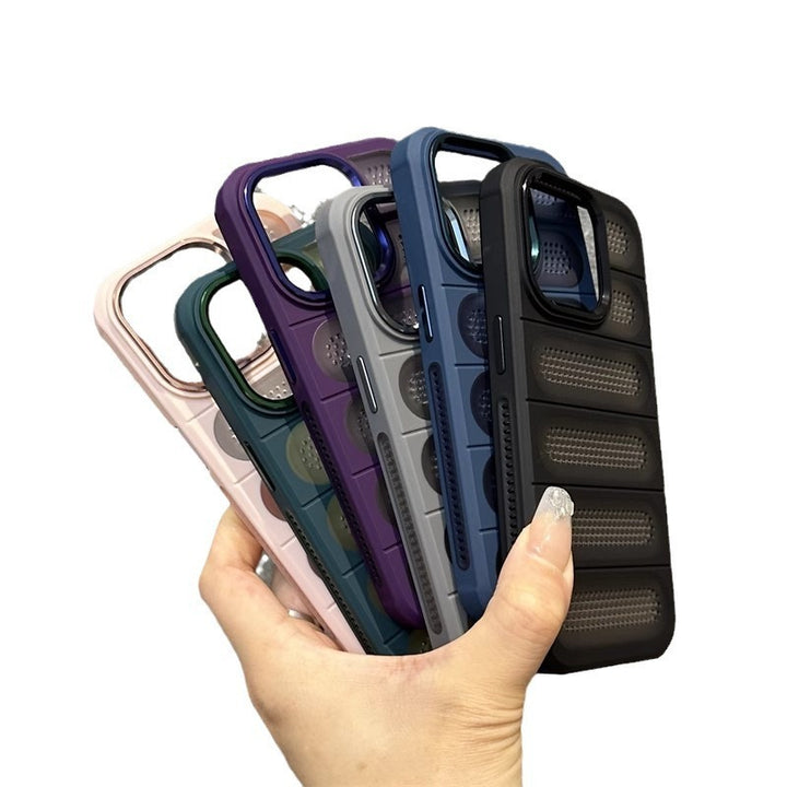 Honeycomb Breathable Phone Case Heat Dissipation Drop-resistant Protective Cover