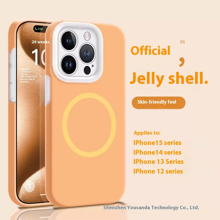 Jelly Liquid Magnetic Silica Gel Phone Case