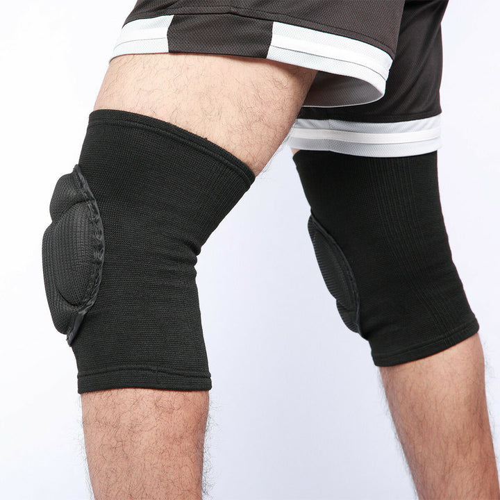 2 x Protettore per ginocchia di ginocchiere per la costruzione di pavimenti per i lavori sportivi