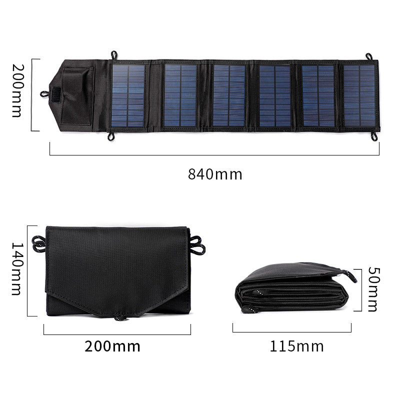 Panel de carga solar Panel de energía al aire libre Portable