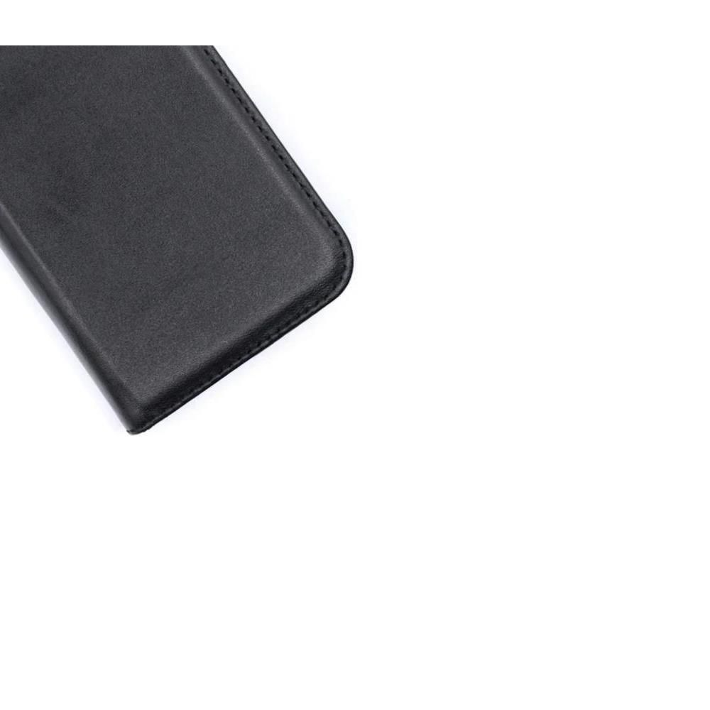 Apple iPhone 15 Plus Case Echt lederen portemonnee met verborgen magneet