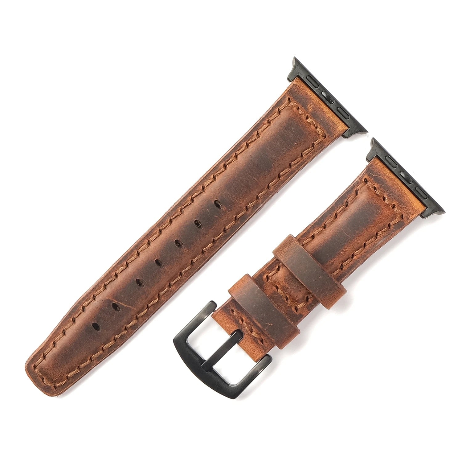Apple Watch SE 2 2022 44 MM Handmade Leather Band Strap Taba